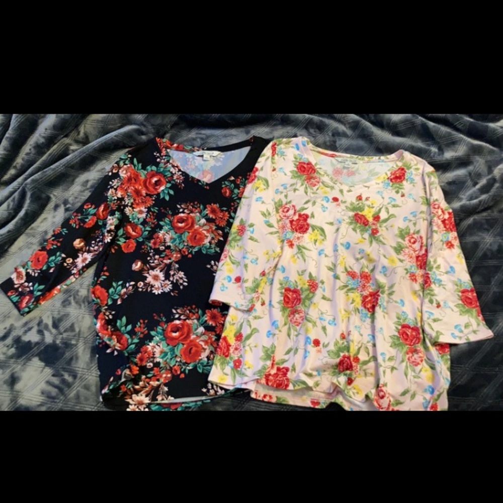 Two The Pioneer Woman 3/4 sleeve tops